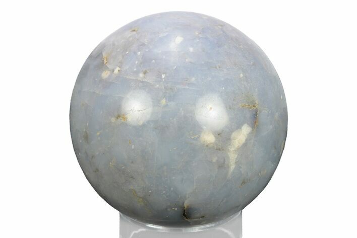 Polished Blue Quartz Sphere - Madagascar #245454